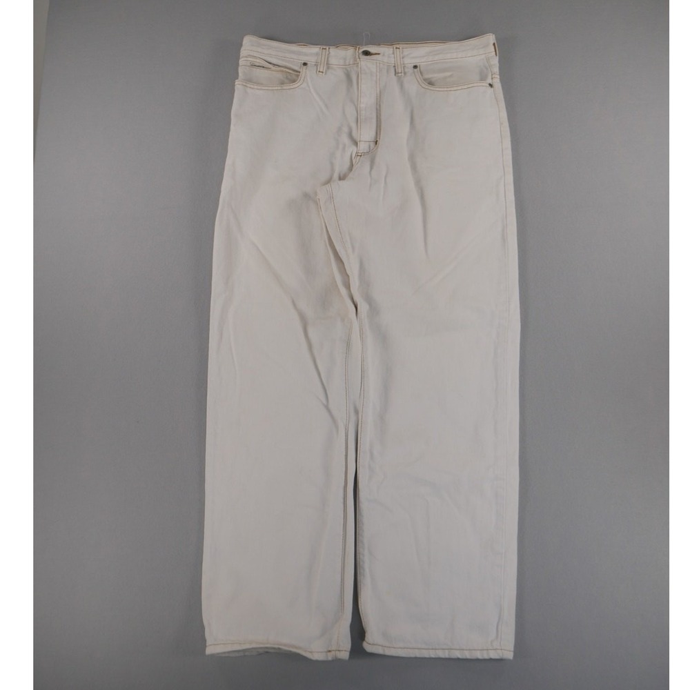 Vintage Y2K Tony Hawk Off White Jeans Skater Mens Size 36 x 32 Straight Hip Hop